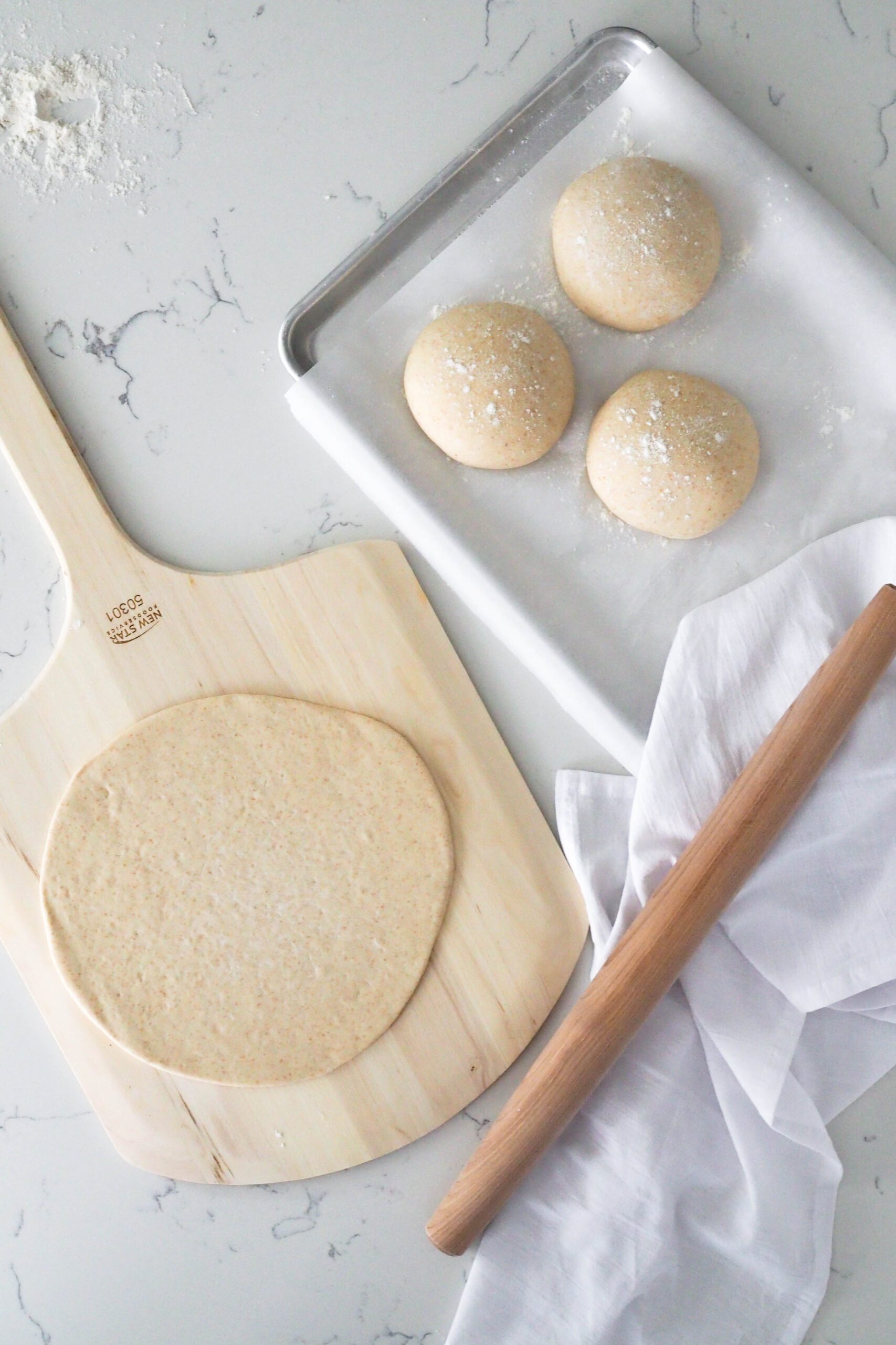 Thin Crust Pizza Dough-image