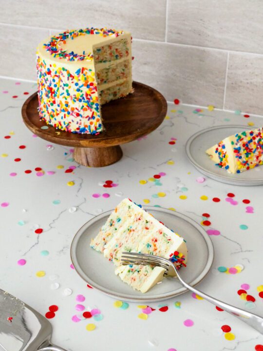 Funfetti Cake -- easy and homemade! - The Recipe Rebel