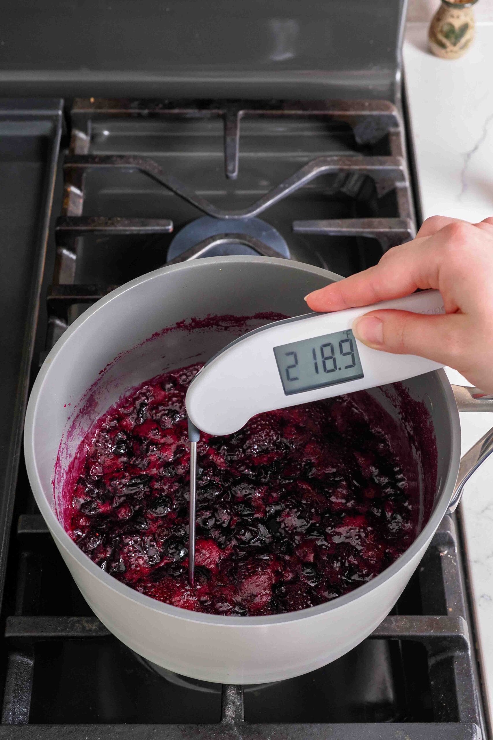 Small Batch Blueberry Jam | The Floral Apron